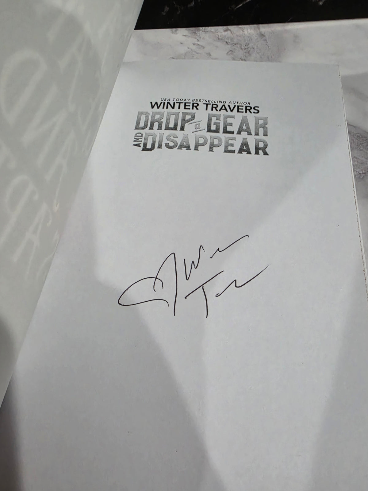 Winter Travers - Drop a Gear and Disappear