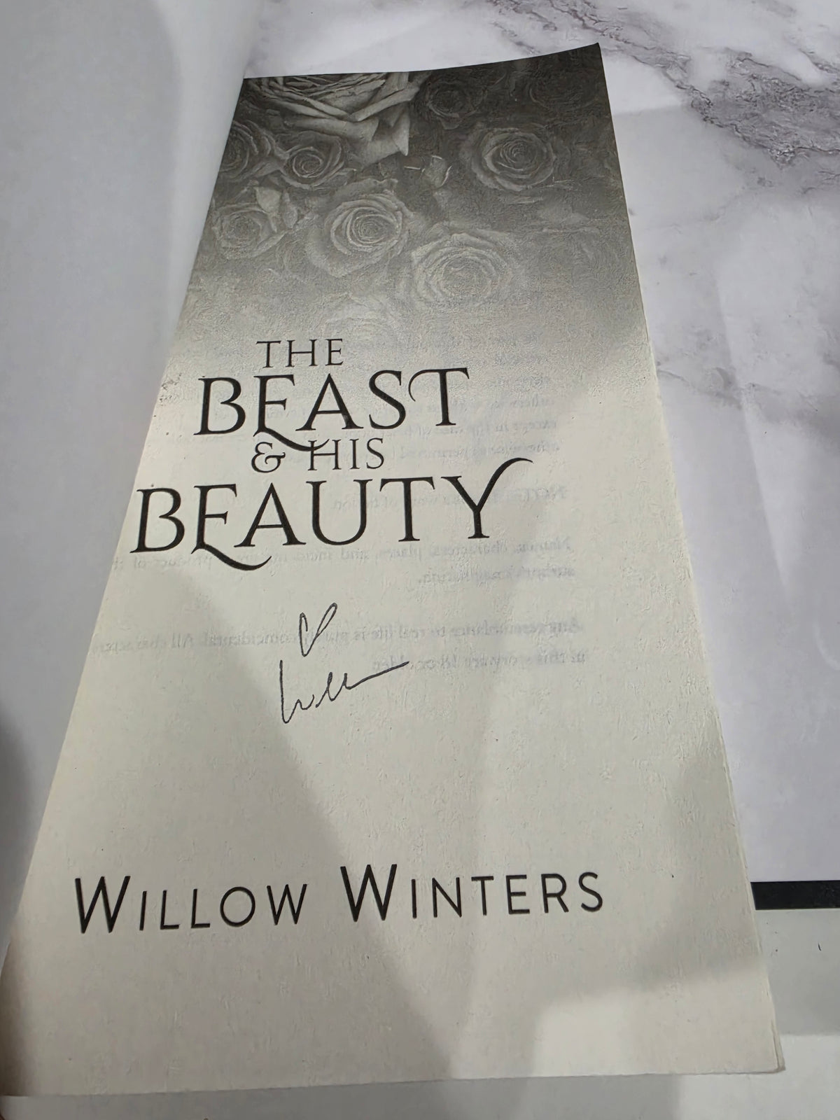 Willow Winters - The Beast and His Beauty (Signed)