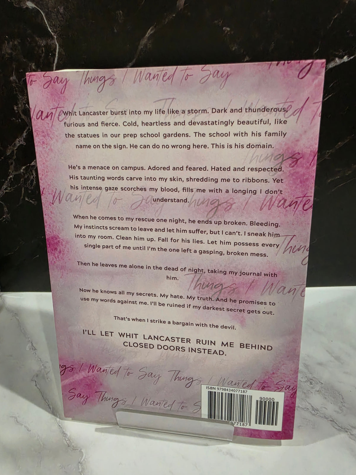 Things I Wanted To Say - Monica Murphy (OOP Cover Edition)