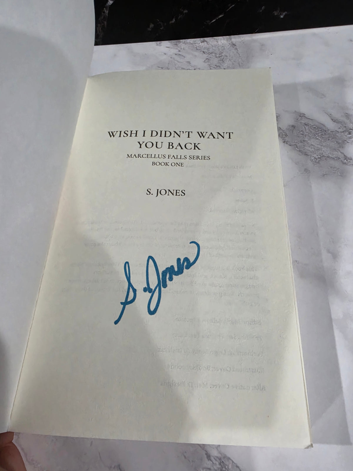 S. Jones - Wish I Didn’t Want You Back (Signed)