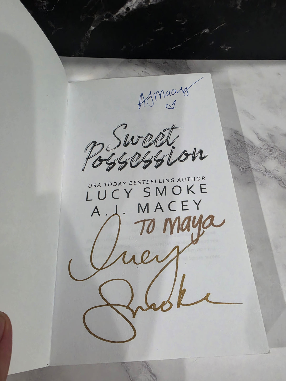 Lucy Smoke & A.J. Macey - Sweet Possession (Signed)